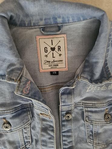 patike bona: Dečija/teen teksas jakna – brend Girl (Stay Awesome), veličina 170. - — 3