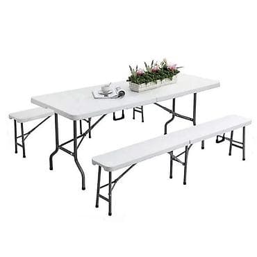 sto sa stolicama: Sklopivi sto sa klupama - 16 900 din Sklopivi set, koji uključuje 1 — 2