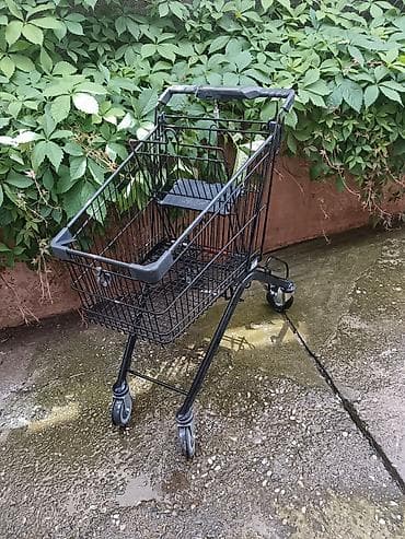 organizer za fioke: Metalna korpa/kolica za kupovinu – kompaktni model za prodavnice i — 2