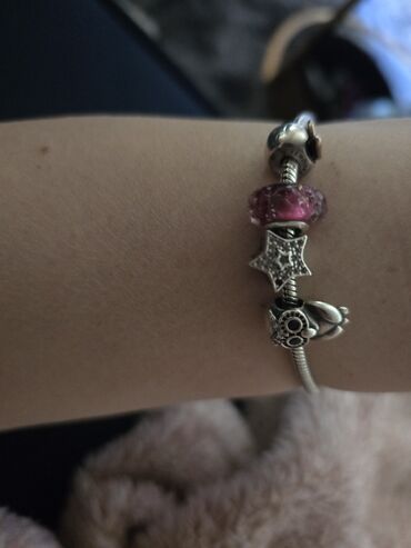 kutija za nakit za devojcice: Charm bracelet, Pandora, Material: Silver — 1