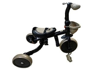 motor guralica za decu: Tricikl sa tendom 5u1 – Krem, Balans bike 744560 Funkcionalan 5u1 — 1