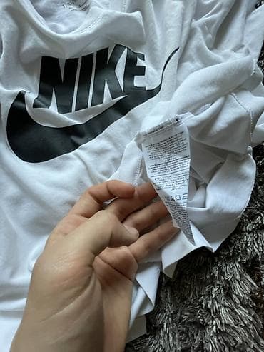 nike bela majica zenska: Men's T-shirt Nike, bоја - Bela — 3