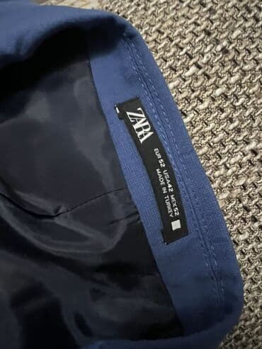 nakit od hirurskog celika – слике: Muško odelo ZARA – plava boja Novo odelo, nekorišćeno, odgovara — 4