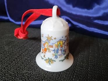 dekor ideale: Porcelansko zvono novo 1985godina.Hutschenreuther Nemacka. Zvono — 8