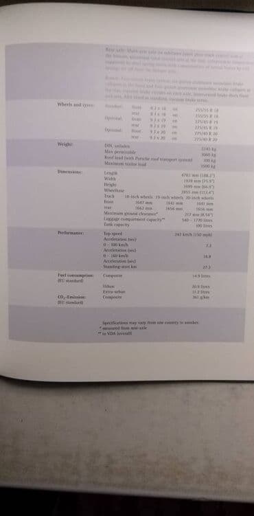 knjiga za mame: Knjiga: Porsche Cayenne, 2002. god. ISBN 3-7688-1403-3, veliki — 8