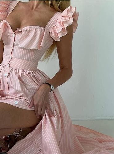 ваикики хаљине: Barbie dress|| In stock 🌸 Preslatka letnja haljina u nezno roze boji — 2