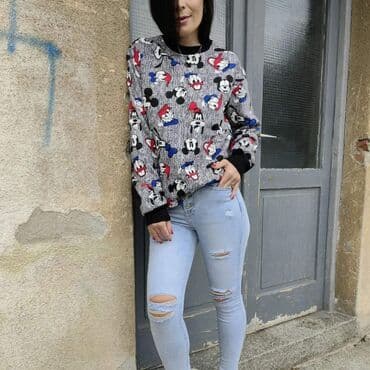 duks sa krznom: Duks 2300din Futrovani meki i topli S do Xl Siri model Uvoz iz — 3