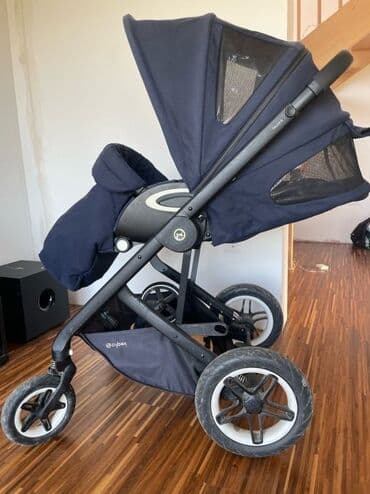 Kolica za bebe: Cybex Talos S dečija kolica – tamnoplava - Sportsko sedište sa