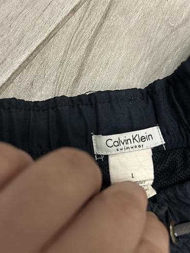 Trousers: Britches and shorths Calvin Klein, color - Blue — 4