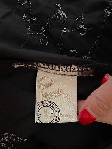 tunike i pantalone za punije dame: Ženska košulja od satenskog pamuka – veličina 38 (novo, bez etikete) — 6