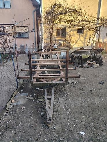 Vodeni transport: Prikolica – metalni ram/šasija za nadogradnju - Dvoosovinska (par — 2