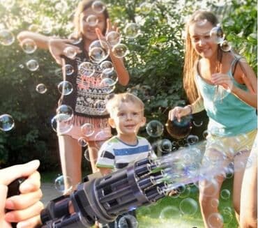 Pistolj za Mehurice NOVO Pistolj za Balone Bubble Gun AKCIJA Cene — 1