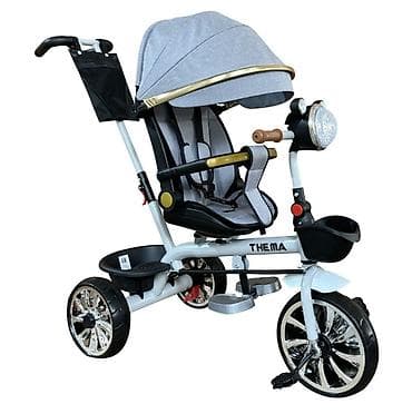 TRICIKL TS-610 sivi – ThemaSport Tricikl TS-610 je funkcionalno i