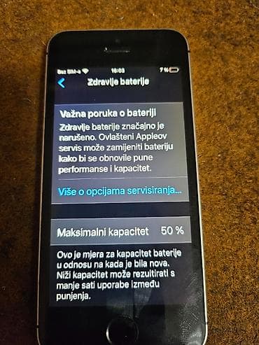 cena blutut slusalice: Apple iPhone SE – 16 GB telefon je potpuno ispravan sim free icloud — 10