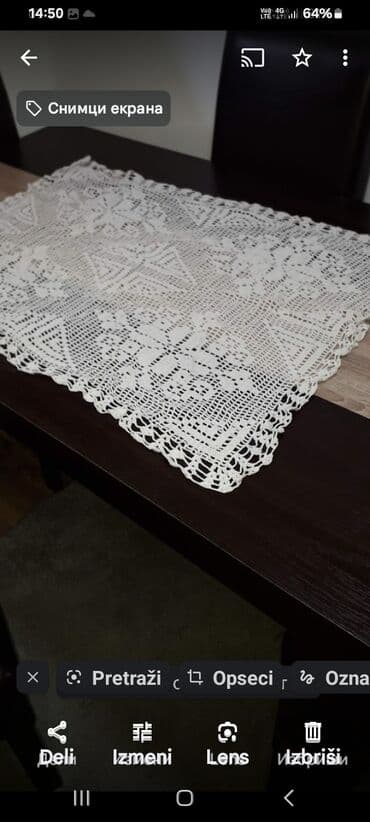 vuneni tepih cena: Doilies, New, color - White — 2