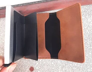 guess crvena torba: Card holder, Material: Faux leather — 9