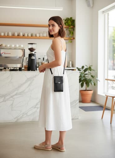 mona aksesoari: Set od 3 ženske torbice – različiti stilovi 1) Crna crossbody torbica — 1