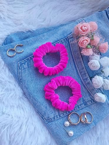 kofer za auto polovni: Set aksesoara za kosu, Handmade, bоја - Roze — 10