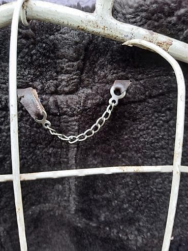 Sportswear: Muški kožni kaput od jagnjeće kože (shearling) - Materijal: prirodna — 6