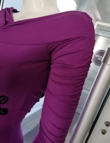 leprsave duge haljine: S (EU 36), color - Purple, Long sleeves — 2