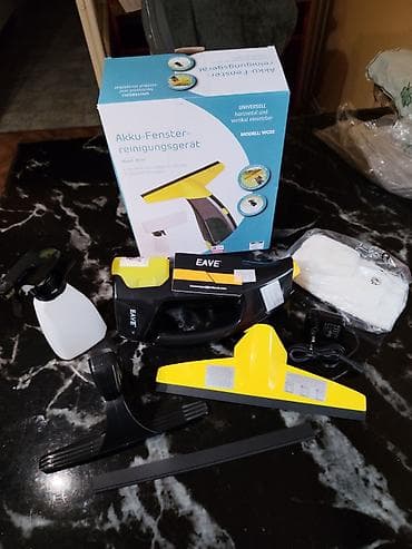 idea kuvalo za vodu: Električni uređaj za čišćenje i usisavanje vode sa staklenih površina — 3