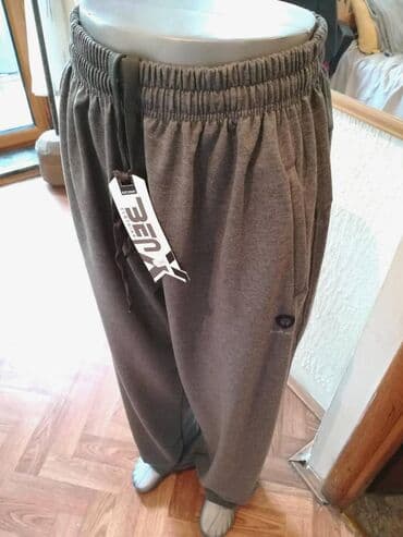kačketi sa životinjama: Sweatpants, 5XL (EU 62), color - Grey, Cotton — 2