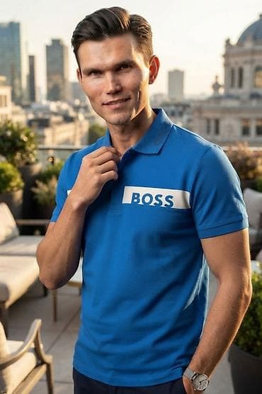 terranova muski sorcevi: Muška polo majica – BOSS - Model: kratki rukav, klasičan polo — 1