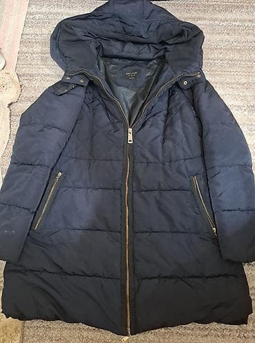 volmax patike: Zimska jakna ZARA BASIC - Model: duga, prošivena jakna sa kapuljačom — 1