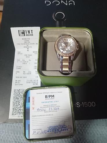 breitling sat cena: Fossil ženski ručni sat – model ES3204 - Kućište okruglo, nerđajući — 2