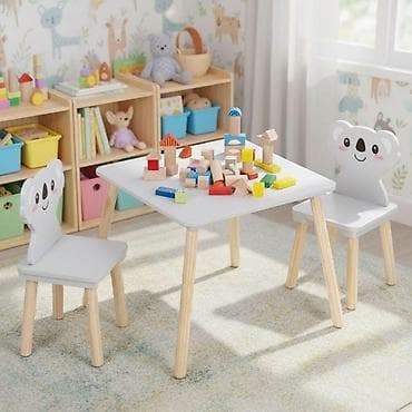 Setovi stolova i stolica: Dečiji set nameštaja Koala – sto + 2 stolice, ECOTOYS Šifra — 1