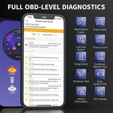 grejalica za auto na upaljac: Novo - ANCEL BD200 Bluetooth OBD2 Auto dijagnostički alat ANCEL — 6