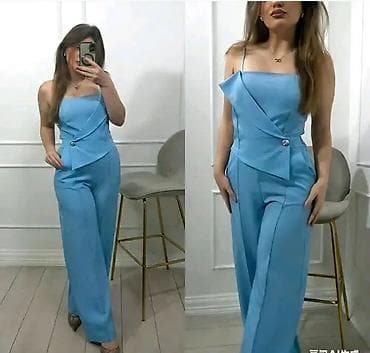 obuca 36: Elegantni ženski kombinezon bez rukava - Model sa tankim bretelicama — 2