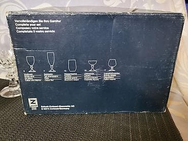 kalendar 2004 godine: Case kristal,led kristal za vino 1970/80ta.godina Zwiesel Nemacka — 6