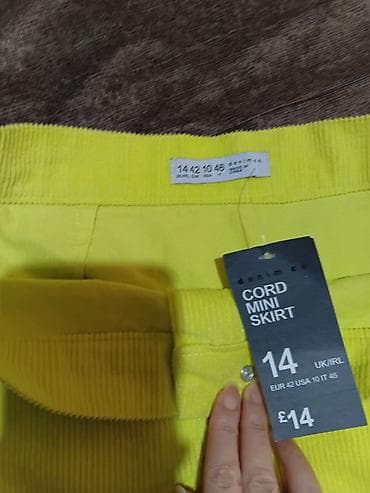 somotske pantalone gde kupiti: Komplet: somotska mini suknja + prsluk - Suknja: Denim Co. Cord Mini — 2