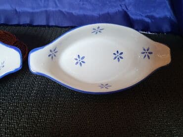 silikonski set za kuhinju: Porcelanske nove,vintaz posude. Posude za soseve — 5