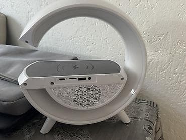 iznajmljivanje tocilice za pivo: BT-3401 LED Wireless Charging Speaker Multifunkcionalni stolni uređaj — 3