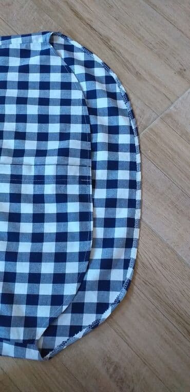 push up helanke new yorker: M (EU 38), Cotton, Plaid, color - Light blue — 4