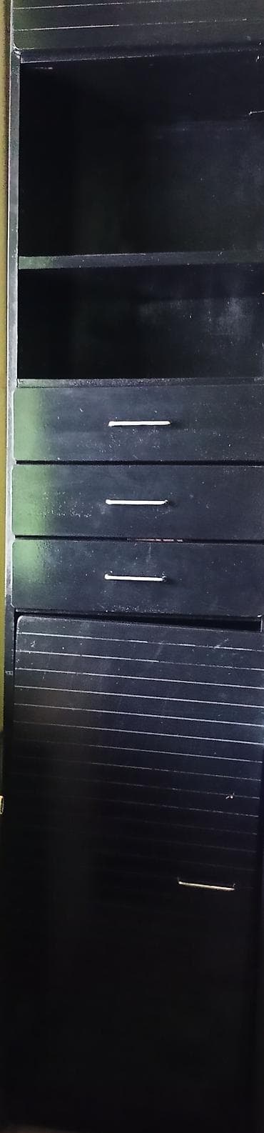 Stilski nameštaj: Radni sto(82) +2 visoka ormara(32/32) – set za sobu/radni kutak — 8