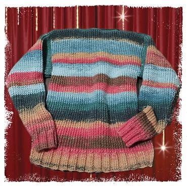 zenski kardigani prodaja: Džemper novi ručno pleteni vel L/XL. Obim grudi 88 cm, dužina 58 cm — 6