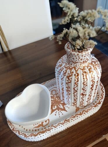 polovan nameštaj ugaone klupe za trpezariju polovne: Vase, color - White, New — 5