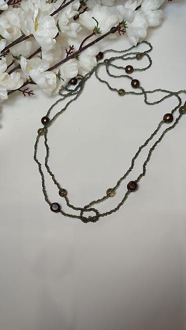 kutije za nakit carpisa: Dugački višeslojni ogrlica sa perlama - Dizajn: dvostruki/višeslojni — 3