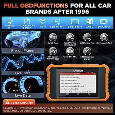 ranac za alat: Novo - LAUNCH X431 Creader Elite V3.0 OBD2 za Honda / Acura NE BAVIM — 4