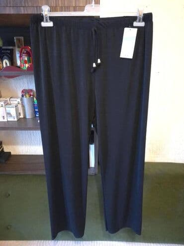 ženske pantalone za punije: 2XL, Normalan struk, Ravne nogavice — 1