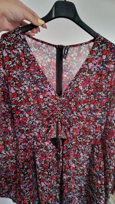 pantalone push up: New Yorker, L (EU 40), Floral, color - Multicolored — 5