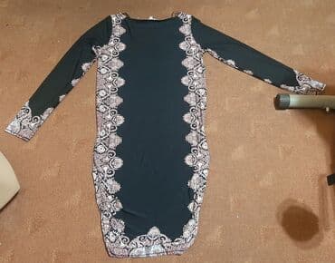 haljine sa kaisem: L (EU 40), color - Black, Cocktail, Long sleeves — 13