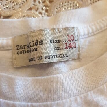 zvonaste pantalone za devojcice: Round neck, Short sleeve, 152-158 — 6