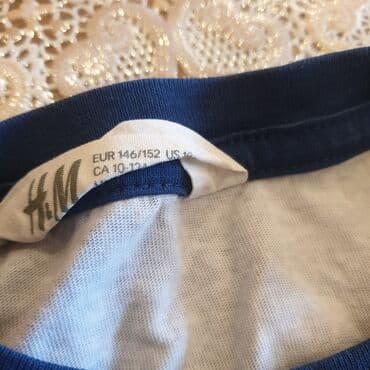zvonaste pantalone za devojcice: Round neck, Short sleeve, 152-158 — 3