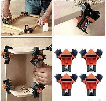 Set ugaonih stega za obradu drveta – 90° ugaoni graničnici sa oprugom