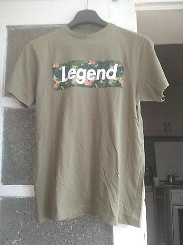 leopard sako: Majica “Legend” – veličina M - Brend: Primark - Boja: maslinasto — 5