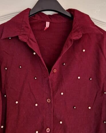 ženske zimske jakne c a: M (EU 38), color - Burgundy — 2